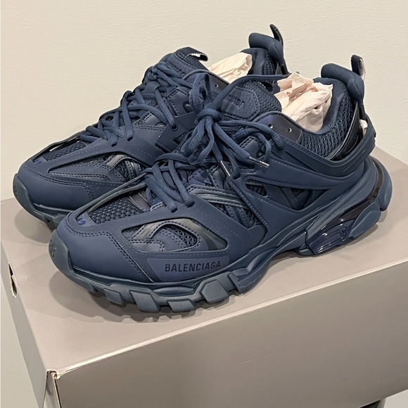 AUTH BALENCIAGA MEN TRACK SNEAKER SIZE 9 42 - Picture 4 of 4